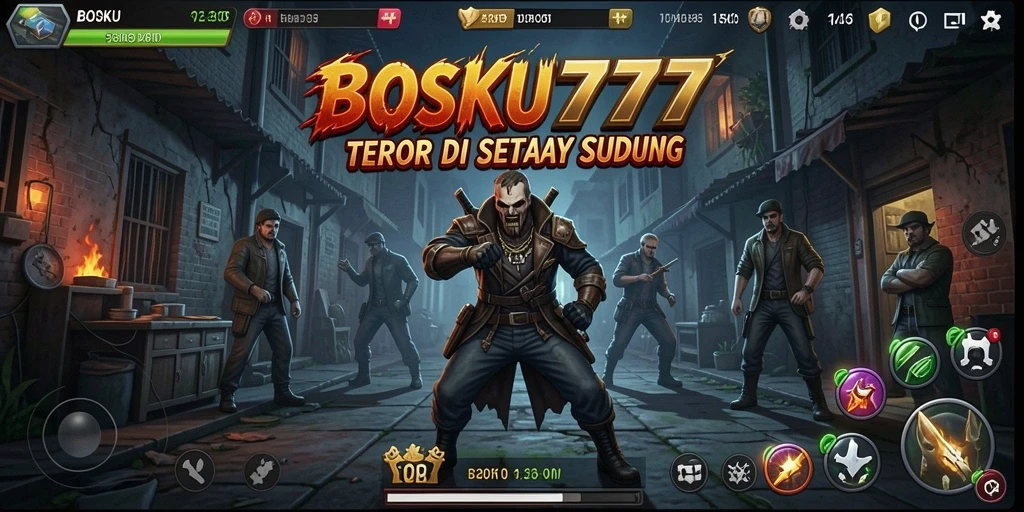 Gameplay BOSKU777 yang menegangkan dan mencekam saat menjelajahi kegelapan.