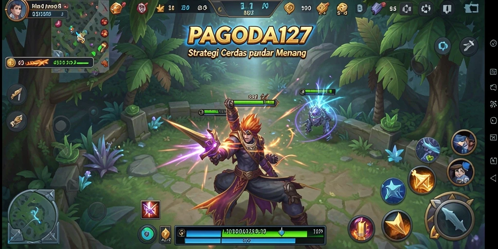Tampilan gameplay menarik dari PAGODA127 dengan aksi strategi yang intens.
